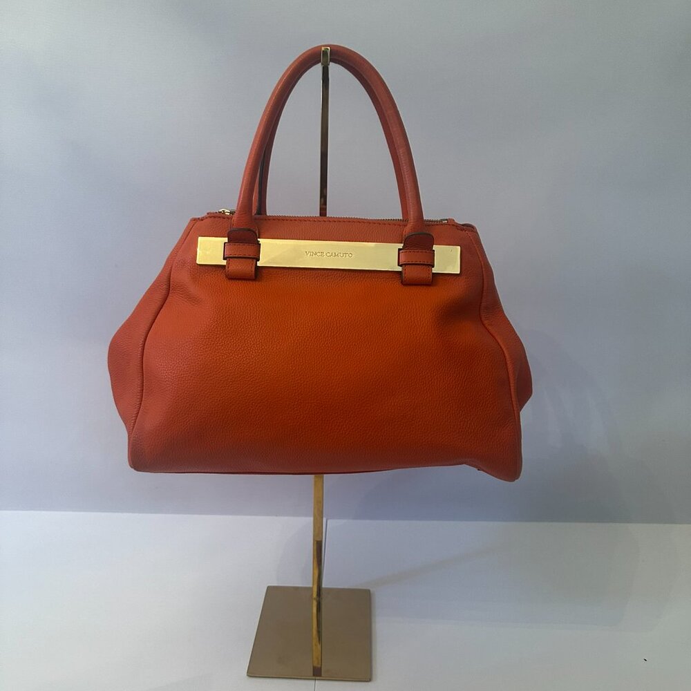 Vince Camuto Orange Leather Bag